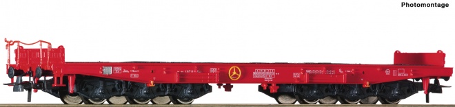 Heavy duty flat car type Samms<br /><a href='images/pictures/Roco/Roco-76825.jpg' target='_blank'>Full size image</a>